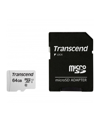 Memory card Transcend microSDHC USD300S 64GB CL10 UHS-I U3 Up to 95MB/S nr 1