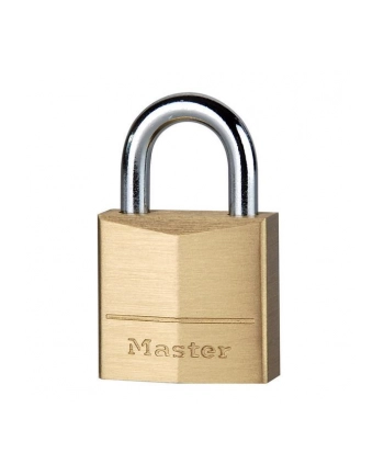masterlock Kłódka mosiężna - szerokość 20mm, stal, pałąk dł. 11mm - średnica 4mm nr 2