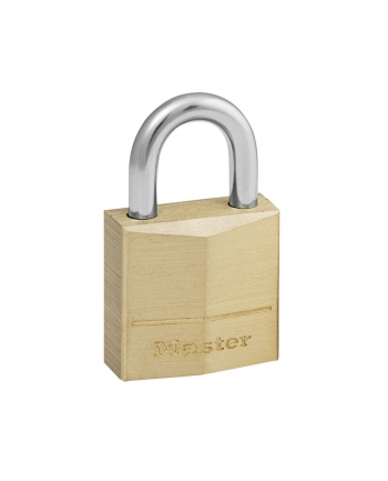 masterlock Kłódka mosiężna - szerokość 20mm, stal, pałąk dł. 11mm - średnica 4mm nr 1