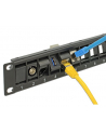 PATCH PANEL 24 PORT 1U DO MODUŁÓW 19'' KEYSTONE OBROTOWY CZARNY DELOCK - nr 10