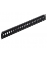 PATCH PANEL 24 PORT 1U DO MODUŁÓW 19'' KEYSTONE OBROTOWY CZARNY DELOCK - nr 20