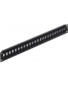 PATCH PANEL 24 PORT 1U DO MODUŁÓW 19'' KEYSTONE OBROTOWY CZARNY DELOCK - nr 5