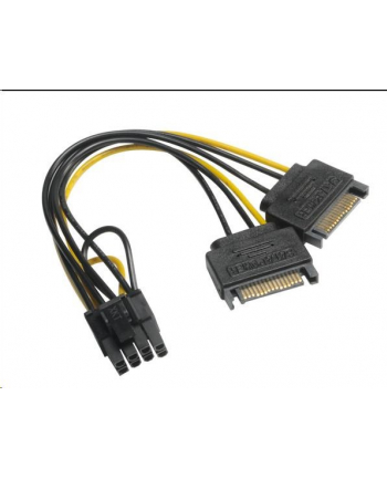 Akasa Adapter SATA power - 6+2pin PCIe