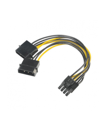 Akasa Adapter 4pin Molex - 6+2pin PCIe