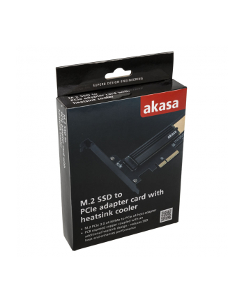 Akasa Adapter M.2 SSD - PCIe z chłodzeniem nr 1
