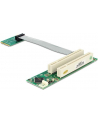 Delock Karta rozsz. Mini PCI Ex. > 2x PCI z elastycznym kablem 13cm lewostronna - nr 22
