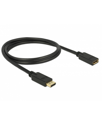 PRZEDŁUŻACZ DISPLAYPORT M/F 20 PIN V1.2 1M 4K DELOCK