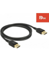 KABEL DISPLAYPORT M/M 20 PIN V1.4 1M 8K CZARNY DELOCK - nr 11