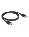 KABEL DISPLAYPORT M/M 20 PIN V1.4 1M 8K CZARNY DELOCK - nr 33