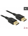 KABEL DISPLAYPORT M/M 20 PIN V1.4 2M 8K CZARNY DELOCK - nr 38