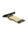 Delock PCI Express x4 >  wewnętrzny M.2- B + wewnętrzny NVMe M.2 M - nr 30