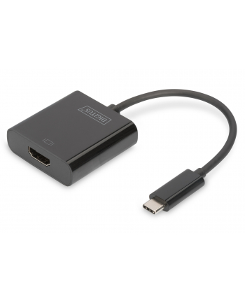 Adapter graficzny HDMI 4K 30Hz UHD na USB 3.1 Typ C, z audio, czarny, 15cm