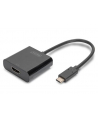Adapter graficzny HDMI 4K 30Hz UHD na USB 3.1 Typ C, z audio, czarny, 15cm - nr 45