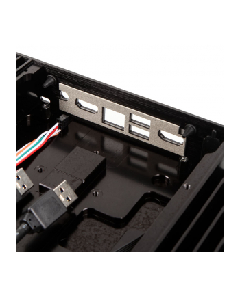 Akasa Obudowa Plato X7D dla Intel NUC, Fanless, Support 2.5'' HDD/SSD, 4 USB