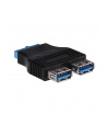 Akyga Adapter wewnętrzny AK-CA-58 2x USB 3.0 A (f) / USB 3.0 19-pin header (f) - nr 2