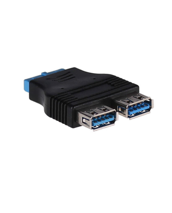 Akyga Adapter wewnętrzny AK-CA-58 2x USB 3.0 A (f) / USB 3.0 19-pin header (f)