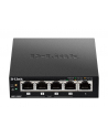 D-Link 5-Port 10/100/1000Mbps Gigabit PoE+ Switch, 60W power budget - nr 19