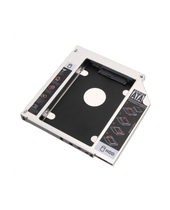 Akyga ramka montażowa kieszeń wewnętrzna 5.25'' AK-CA-56 CD 13 mm na HDD / SSD