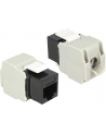 Delock Moduł Keystone z gniazdem RJ45 > LSA Cat.6 UTP, czarny - nr 11