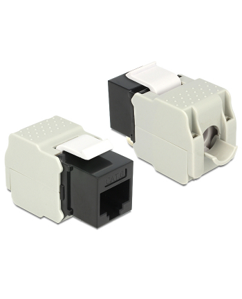 Delock Moduł Keystone z gniazdem RJ45 > LSA Cat.6 UTP, czarny