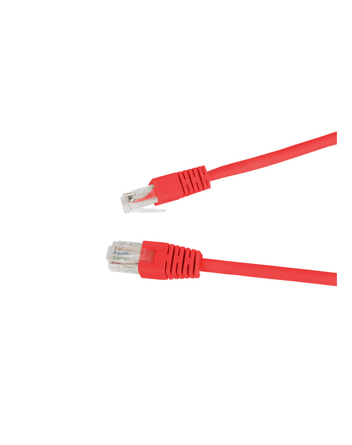 Gembird patchcord RJ45, osłonka zalewana, kat. 6, UTP, 0.5m, czrwony główny