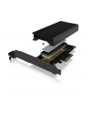 IcyBox Karta PCIe z M.2 M-Key socket do M.2 NVMe SSD - nr 40