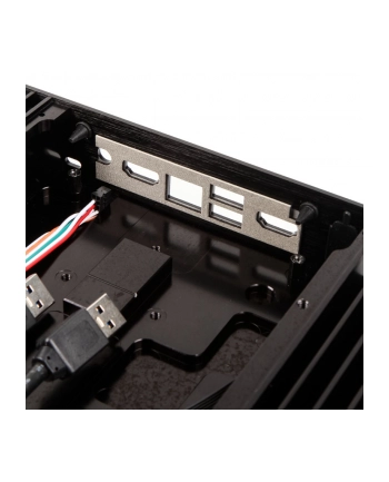 Akasa Obudowa Plato X7D dla Intel NUC, Fanless, Support 2.5'' HDD/SSD, 4 USB