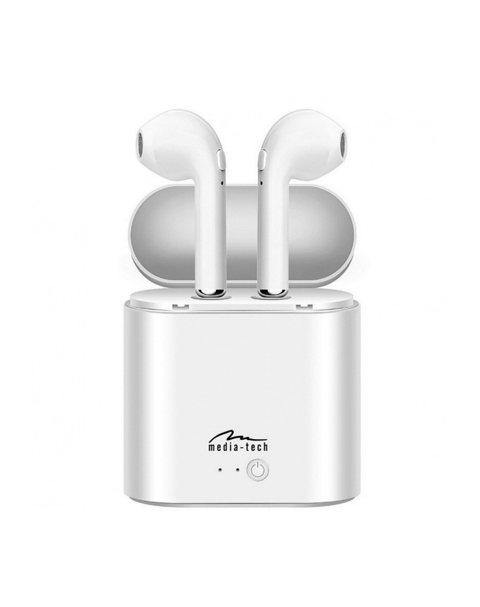 Media-Tech R-PHONES- Bluetooth headset TWS with powerbank. White główny
