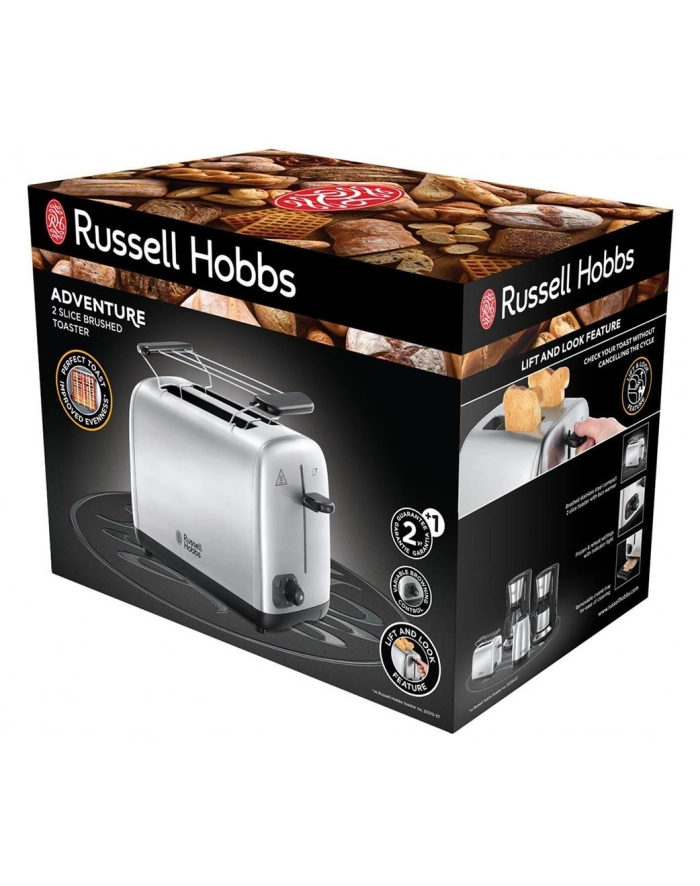 Toster Russell Hobbs 24080-56 Adventure | inox główny
