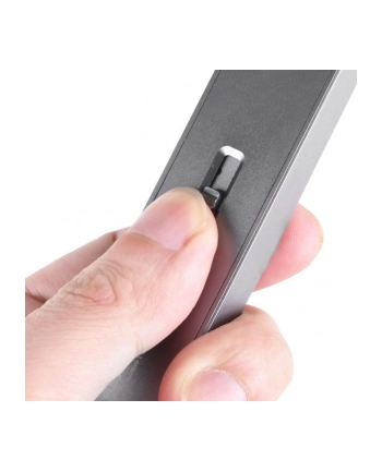 Silverstone SST-MS09C M.2 SATA external SSD Enclosure, USB 3.1 Gen 2, charcoal nr 1
