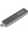 Silverstone SST-MS09C M.2 SATA external SSD Enclosure, USB 3.1 Gen 2, charcoal - nr 28