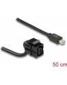 Delock Moduł Keystone, wtyk żeński > mini DisplayPort, wtyk męski, 110° - nr 12