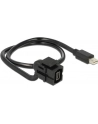 Delock Moduł Keystone, wtyk żeński > mini DisplayPort, wtyk męski, 110° - nr 14