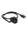 Delock Moduł Keystone, wtyk żeński > mini DisplayPort, wtyk męski, 110° - nr 4
