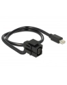 Delock Moduł Keystone, wtyk żeński > mini DisplayPort, wtyk męski, 110° - nr 5