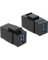 MODUŁ KEYSTONE GNIAZDO USB 3.0 A(F)->USB A(F) DO PUSZKI MONTAŻOWEJ DELOCK - nr 16
