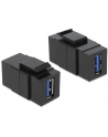 MODUŁ KEYSTONE GNIAZDO USB 3.0 A(F)->USB A(F) DO PUSZKI MONTAŻOWEJ DELOCK - nr 4
