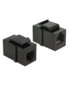 Delock Keystone Moduł RJ12  > RJ12  Cat.3 czarny - nr 4