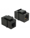 Delock Keystone Moduł RJ12  > RJ12  Cat.3 czarny - nr 9