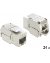 MODUŁ KEYSTONE GNIAZDO RJ45->LSA STP CAT 6A DO PUSZKI MONTAŻOWEJ DELOCK - nr 13