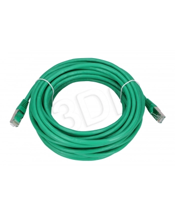 EXTRALINK LAN PATCHCORD CAT.6 FTP 10M 1GBIT FOILED BARE COPPER ZIELONY