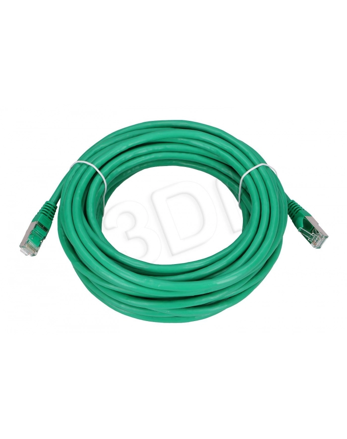 EXTRALINK LAN PATCHCORD CAT.6 FTP 10M 1GBIT FOILED BARE COPPER ZIELONY główny