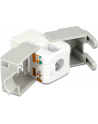 MODUŁ KEYSTONE GNIAZDO RJ45->LSA UTP CAT 6 DO PUSZKI MONTAŻOWEJ DELOCK - nr 9