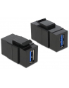 MODUŁ KEYSTONE GNIAZDO USB 3.0 A(F)->USB A(F) DO PUSZKI MONTAŻOWEJ DELOCK - nr 8