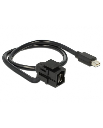 Delock Moduł Keystone, wtyk żeński > mini DisplayPort, wtyk męski, 110°