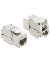 MODUŁ KEYSTONE GNIAZDO RJ45->LSA STP CAT 6A DO PUSZKI MONTAŻOWEJ DELOCK - nr 10