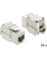 MODUŁ KEYSTONE GNIAZDO RJ45->LSA STP CAT 6A DO PUSZKI MONTAŻOWEJ DELOCK - nr 8