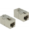 MODUŁ KEYSTONE GNIAZDO RJ45->RJ45 STP CAT 6A DO PUSZKI MONTAŻOWEJ DELOCK - nr 10