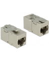 MODUŁ KEYSTONE GNIAZDO RJ45->RJ45 STP CAT 6A DO PUSZKI MONTAŻOWEJ DELOCK - nr 12