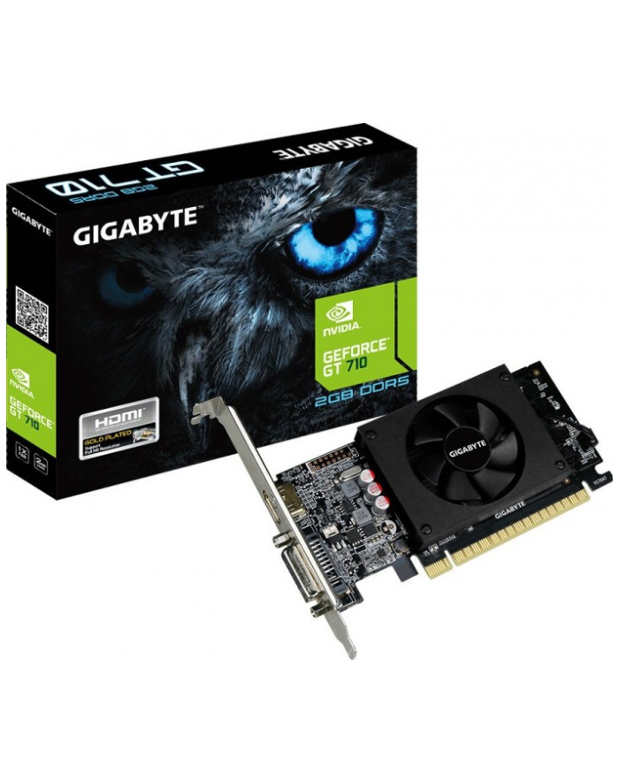 Gigabyte GeForce GT710, 2GB GDDR5, HDMI, 2x DVI-I główny